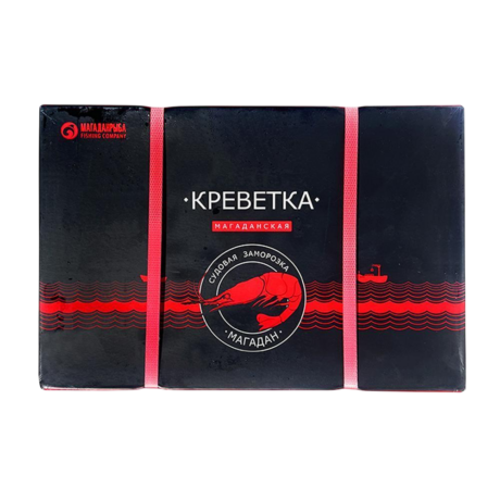 Креветки 70/90 0% Глазировки 5 кг Магадан, Морепродукты , Креветки оптом сочи