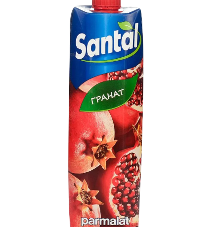 Santal Гранат 1л, Премиум Соки Оптом Сочи, Santal для Баров Сочи